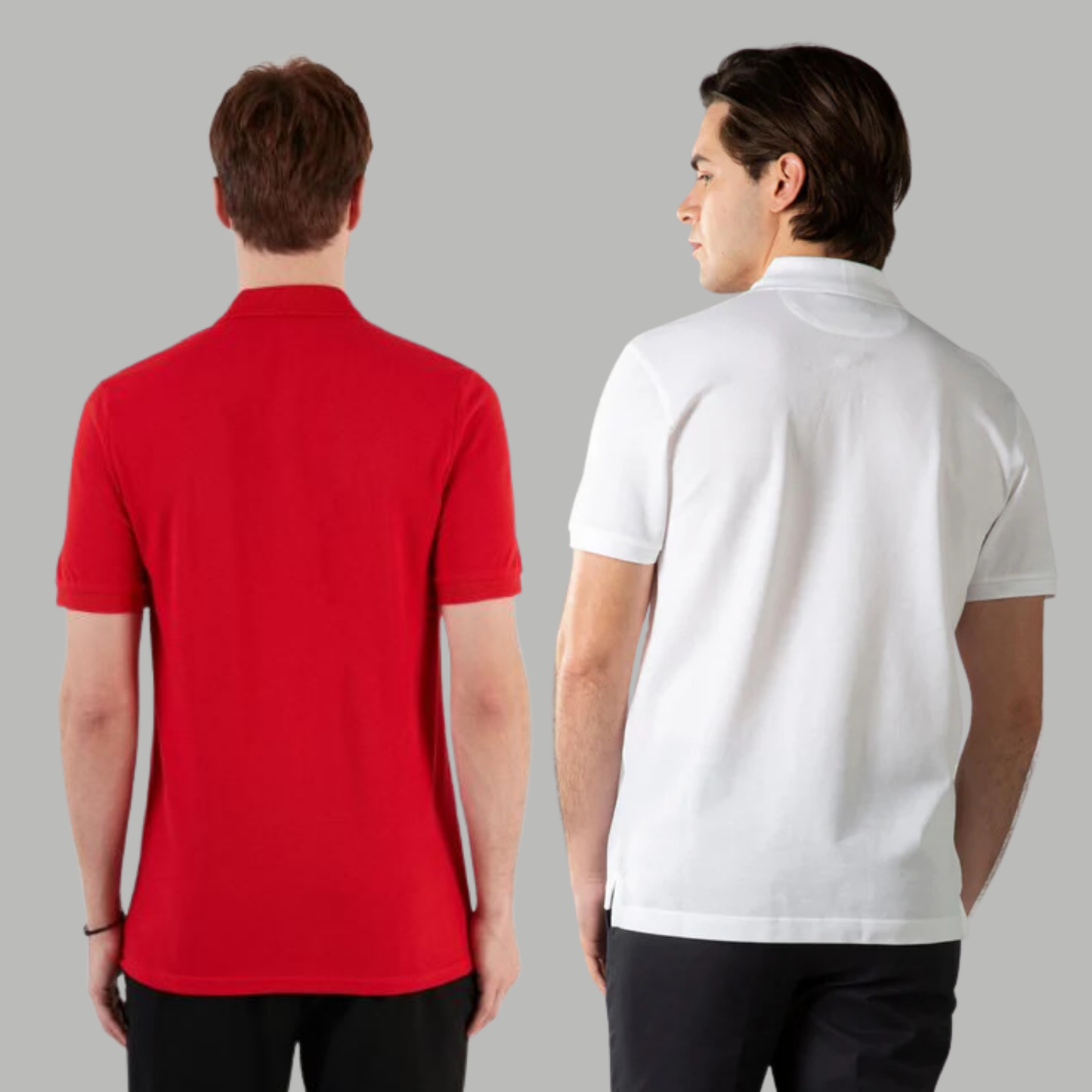 Men's Cotton Rich Polo T Shirt | Collar Tshirts | Half Sleeves | Plain (Combo Pack of 2) -Regular Fit (select any 2 )