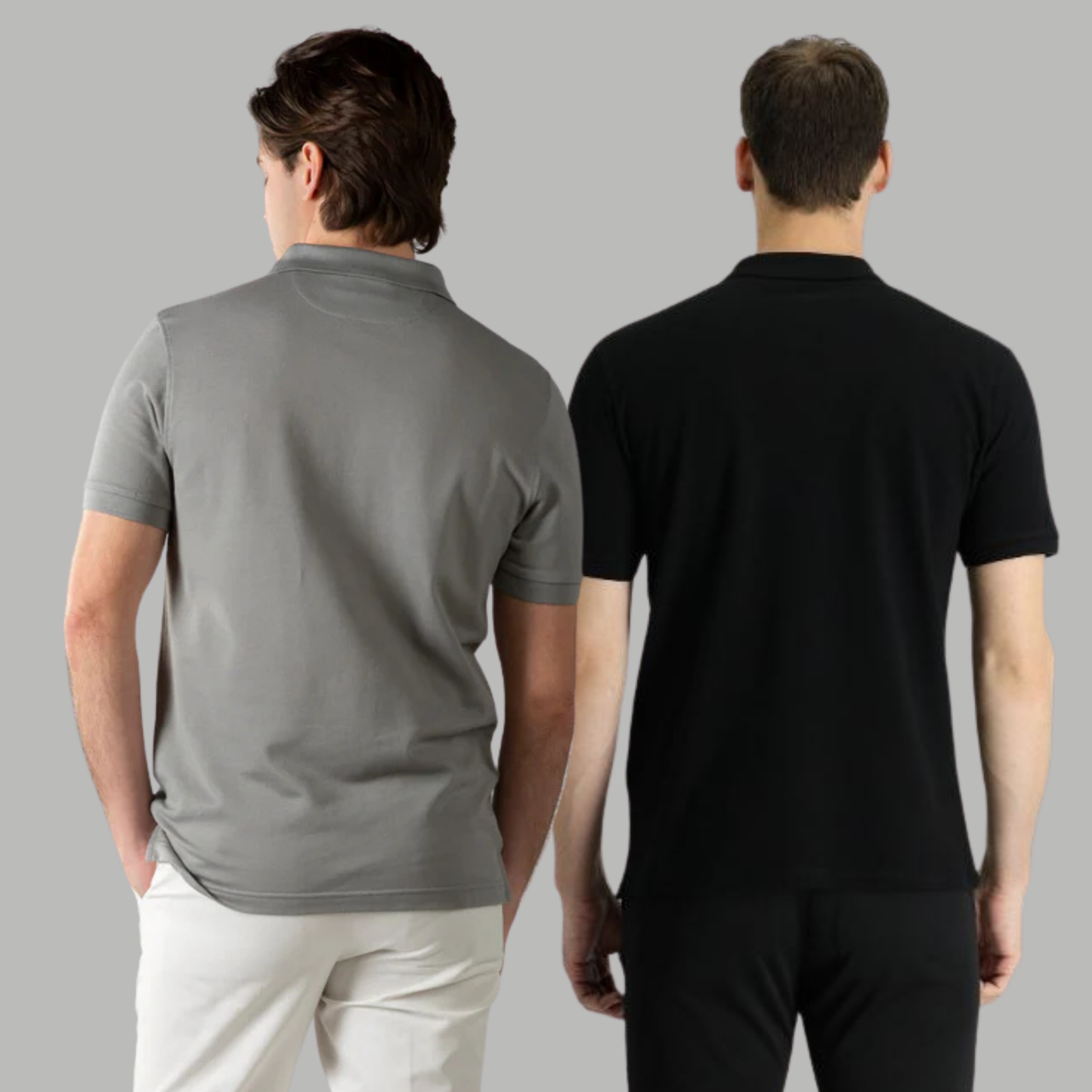 Men's Cotton Rich Polo T Shirt | Collar Tshirts | Half Sleeves | Plain (Combo Pack of 2) -Regular Fit (select any 2 )