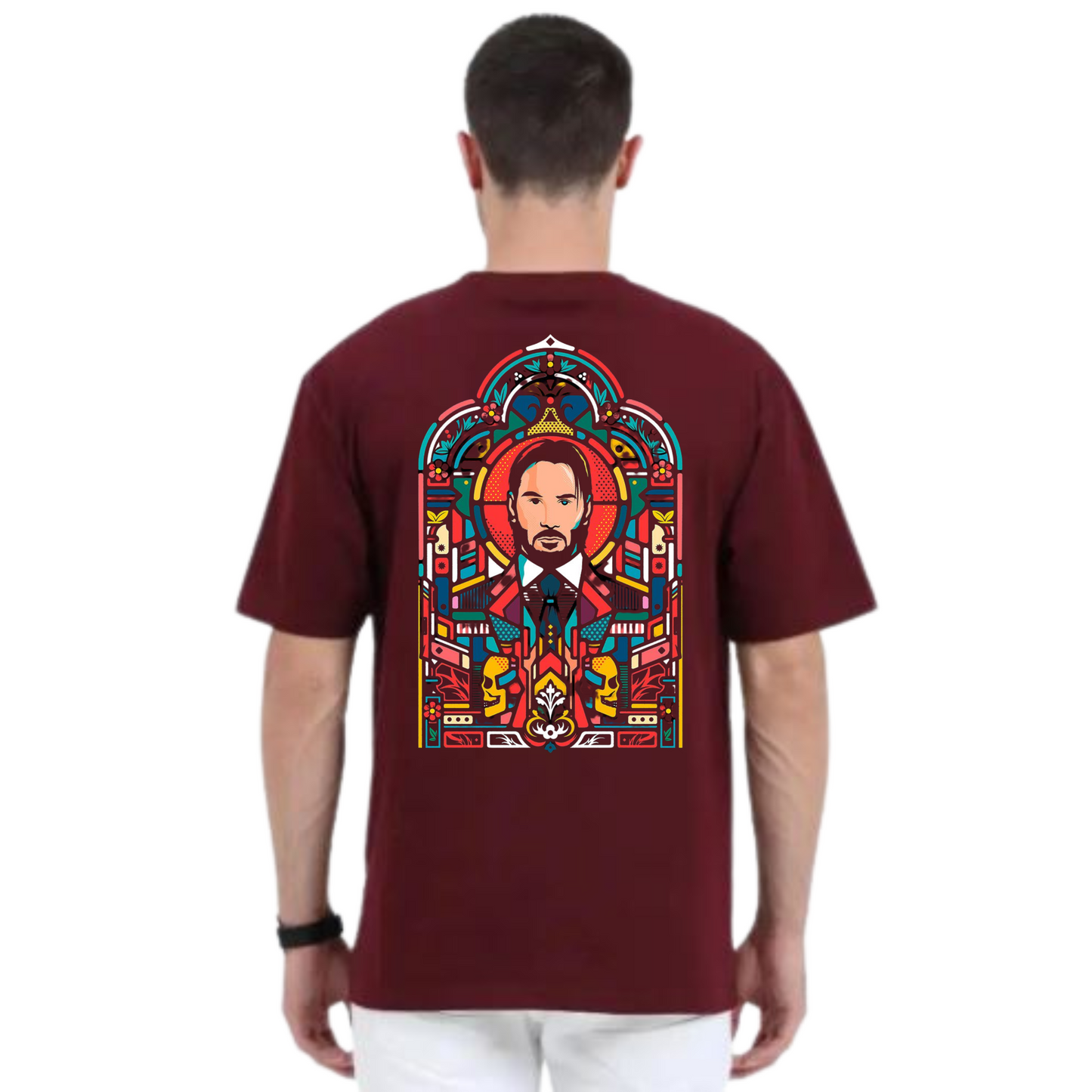 ROUND NECK GRAPHIC TSHIRTS COMBO OF 4