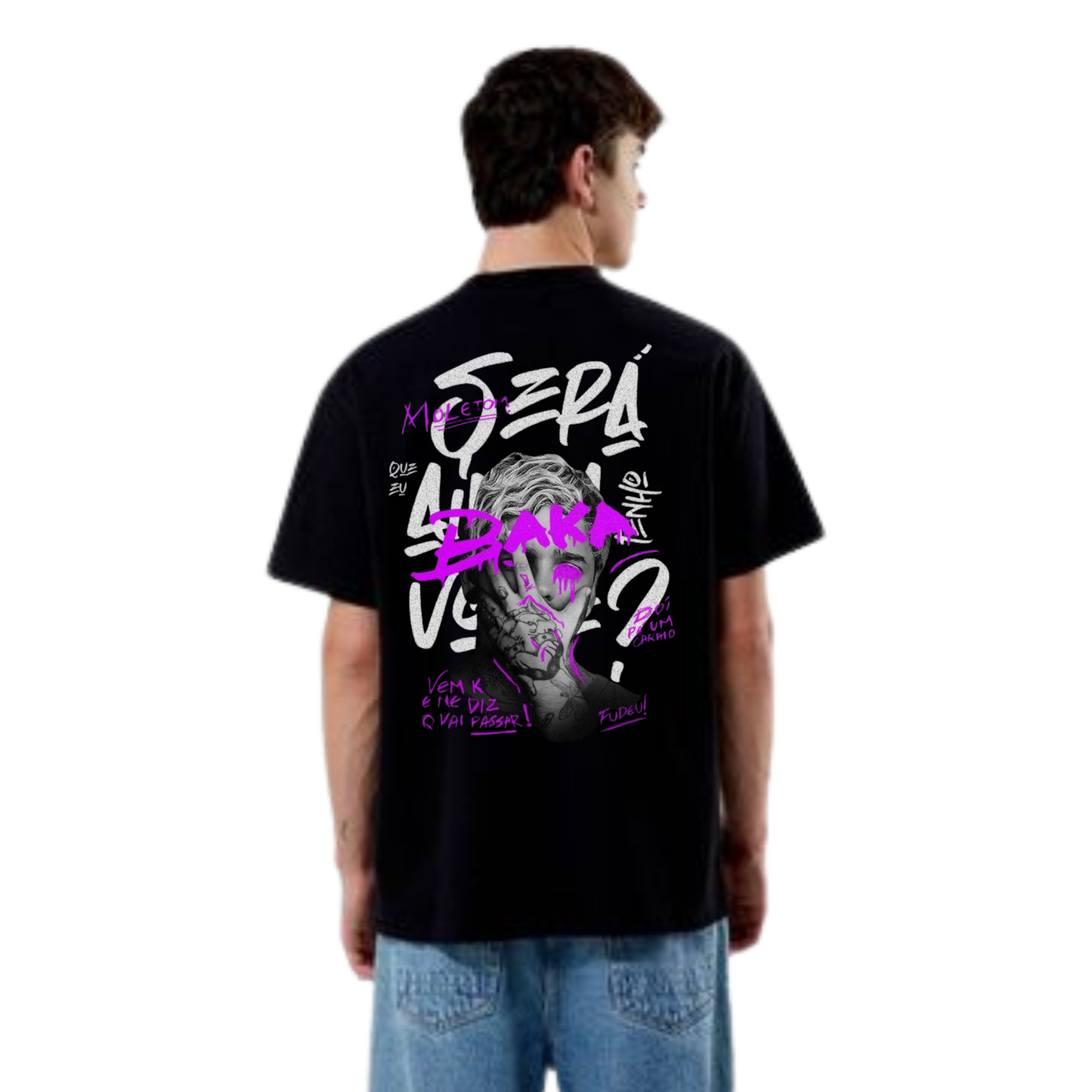 ROUND NECK GRAPHIC TSHIRTS COMBO OF 4