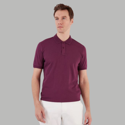 WINE RED ROUND NECK REGULAR FIT UNISEX T-SHIRT