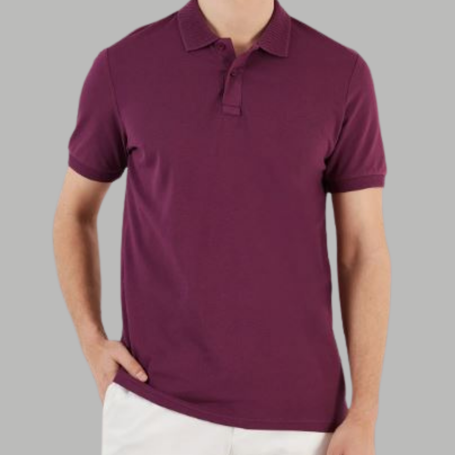 WINE RED ROUND NECK REGULAR FIT UNISEX T-SHIRT