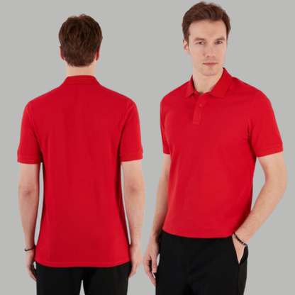 CANDY RED COLOUR POLO REGULAR FIT UNISEX T-SHIRT