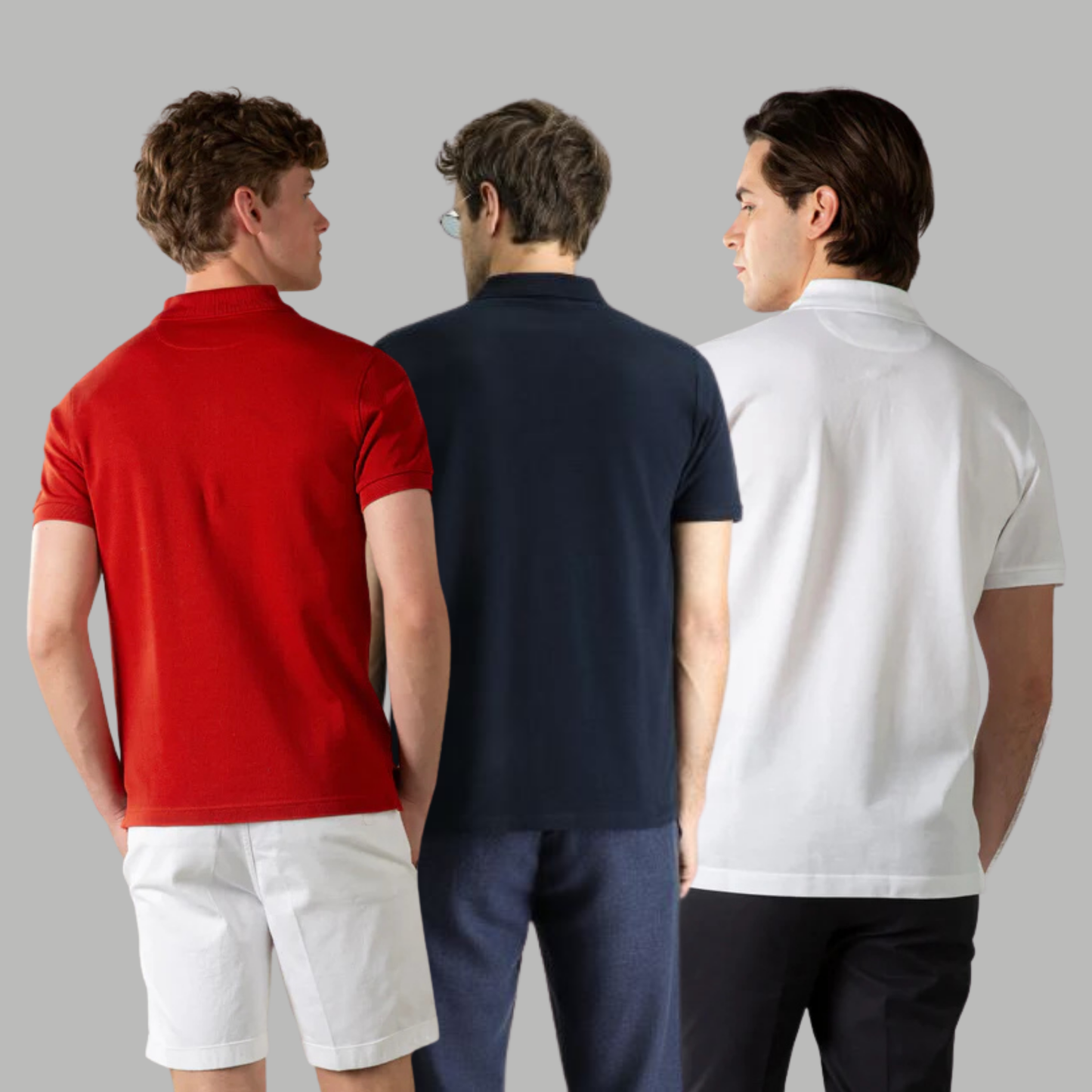 Men's Cotton Rich Polo T Shirt | Collar Tshirts | Half Sleeves | Plain (Combo Pack of 3) -Regular Fit (select any 3 )