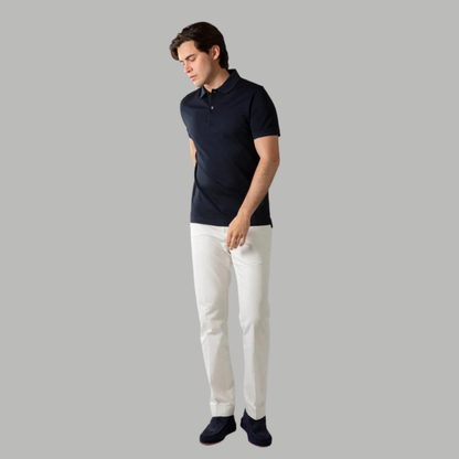 NAVI BLUE COLOUR POLO REGULAR FIT UNISEX T-SHIRT