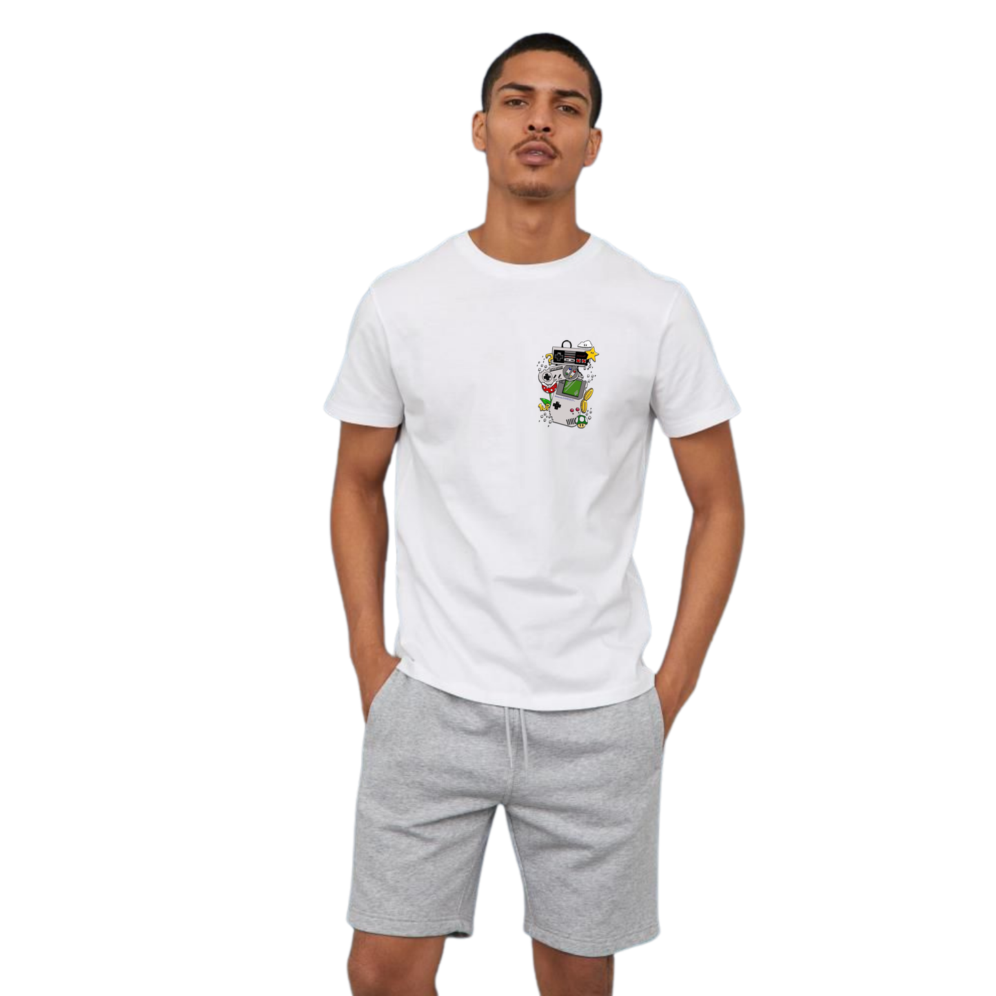 ROUND NECK GRAPHIC TSHIRTS COMBO OF 4