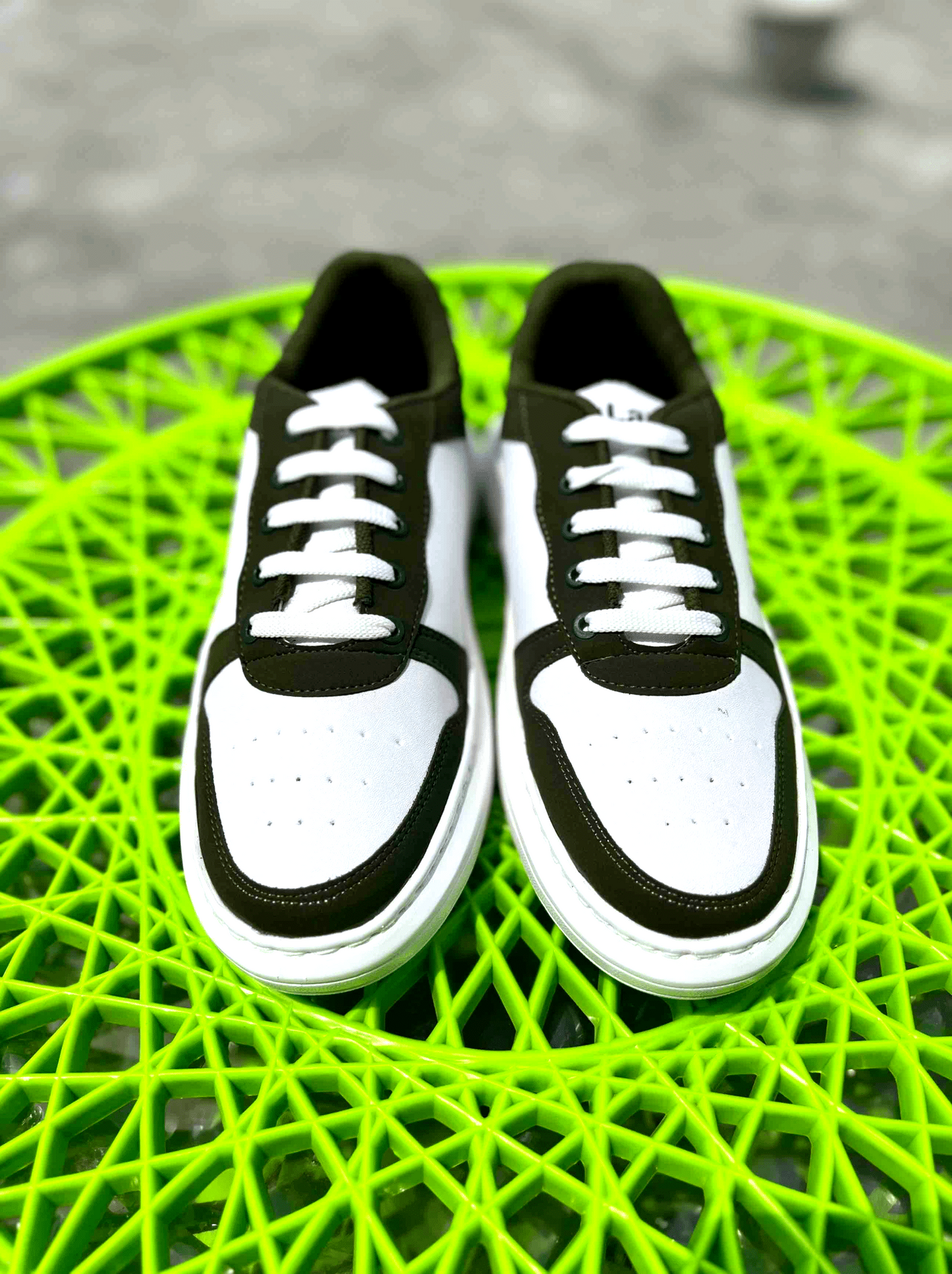 Klan's Soft Sole Sneakers - White and Green
