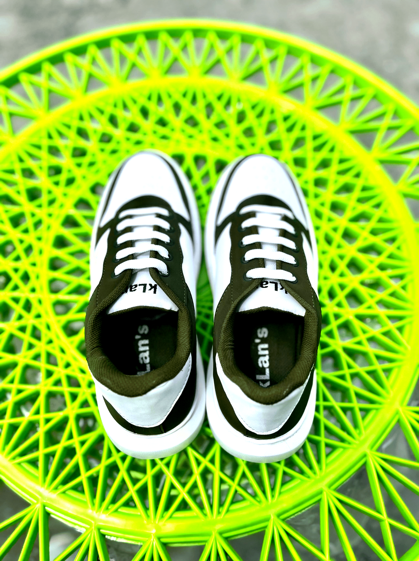 Klan's Soft Sole Sneakers - White and Green