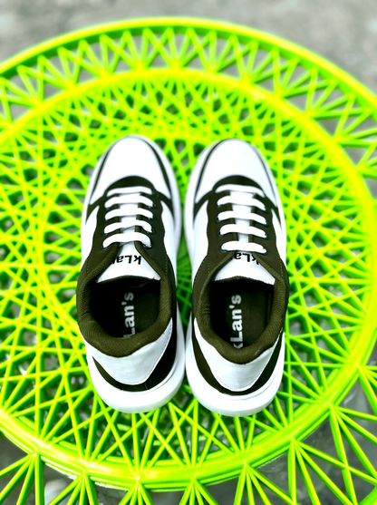 Klan's Soft Sole Sneakers - White and Green