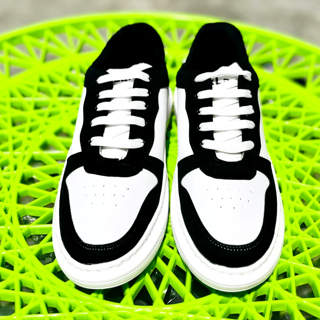 Klan's Soft Sole Sneakers - White and black