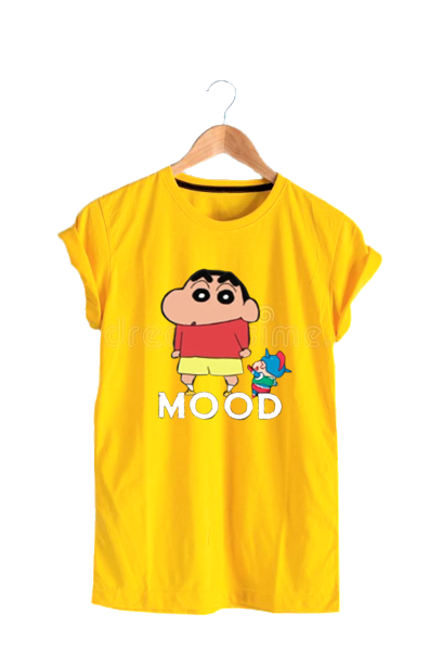 SHINCHAN MOOD PRINT UNISEX T-SHIRT