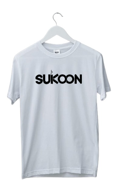 SUKOON TEXT PRINT UNISEX T-SHIRT