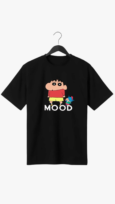 SHINCHAN MOOD PRINT UNISEX T-SHIRT