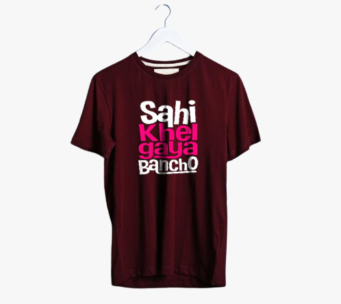 SAHI KHEL GAYA BANCHO PRINT UNISEX T-SHIRT