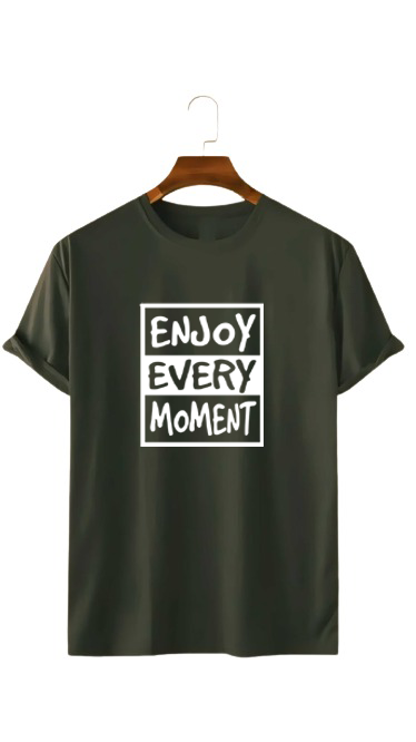 ENJOY EVERY MOMENT PRINT UNISEX T-SHIRT