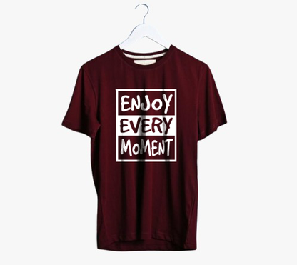 ENJOY EVERY MOMENT PRINT UNISEX T-SHIRT