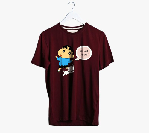 DO YOU LIKE ME? SHINCHAN PRINT UNISEX T-SHIRT