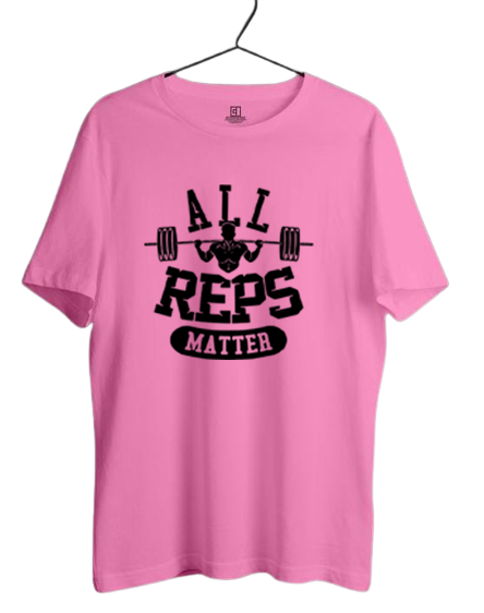 PLUS SIZE ALL REPS MATTER PRINT UNISEX T-SHIRT