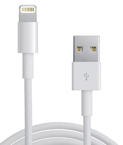 APPLE Lightning charging Cable   (Compatible with Mobile, White, One Cable)