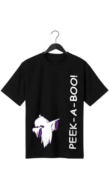 PLUS SIZE PEEK A BOO! PRINT UNISEX T-SHIRT
