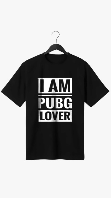 I AM PUBG LOVER PRINT UNISEX T-SHIRT