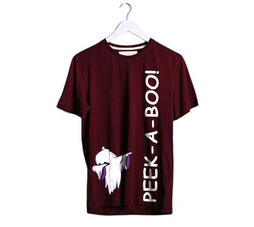 PLUS SIZE PEEK A BOO! PRINT UNISEX T-SHIRT
