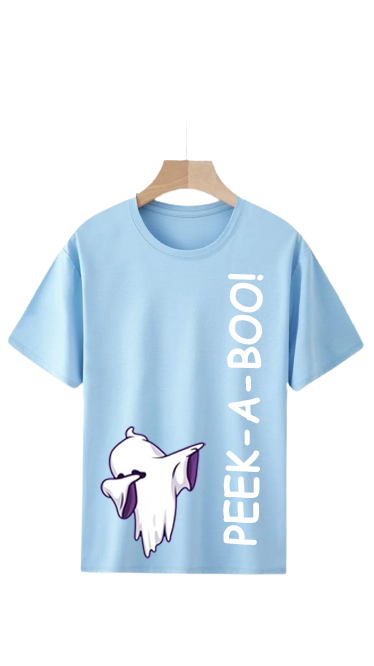 PLUS SIZE PEEK A BOO! PRINT UNISEX T-SHIRT