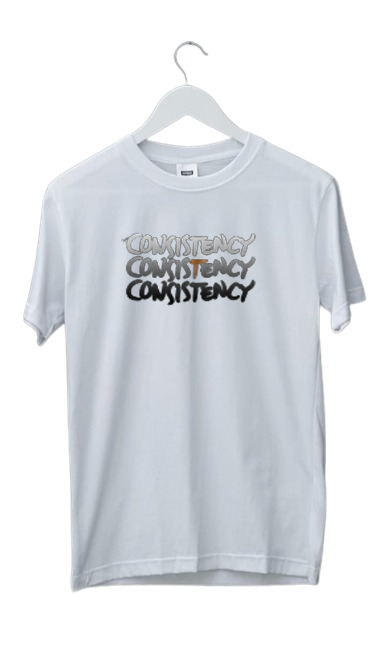 CONSISTENCY PRINT UNISEX T-SHIRT