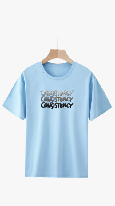 CONSISTENCY PRINT UNISEX T-SHIRT