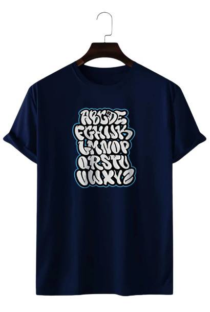 ENGLISH ALPHABETS PRINT UNISEX T-SHIRT