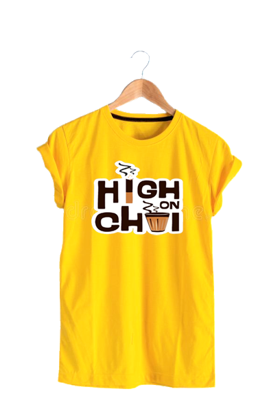 HIGH ON CHAI PRINT UNISEX T-SHIRT