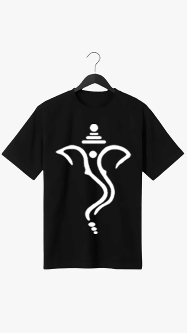 PLUS SIZE GANESHA PRINT UNISEX T-SHIRT