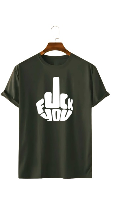 FUCK YOU PRINT UNISEX T-SHIRT