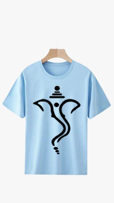 PLUS SIZE GANESHA PRINT UNISEX T-SHIRT