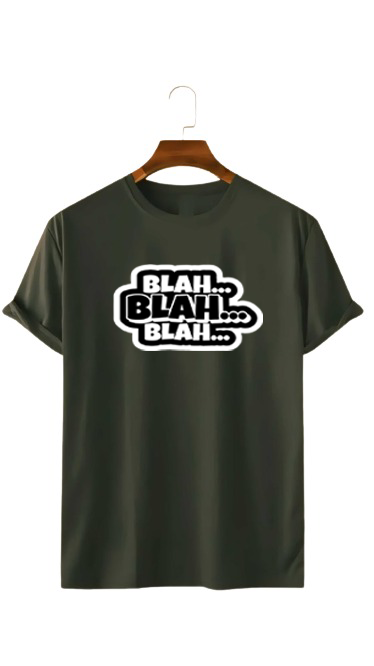 PLUS SIZE BLAH BLAH BLAH PRINT UNISEX T-SHIRT