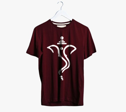PLUS SIZE GANESHA PRINT UNISEX T-SHIRT