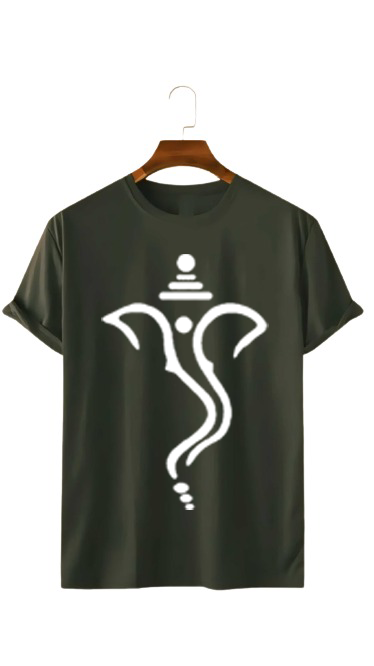 PLUS SIZE GANESHA PRINT UNISEX T-SHIRT