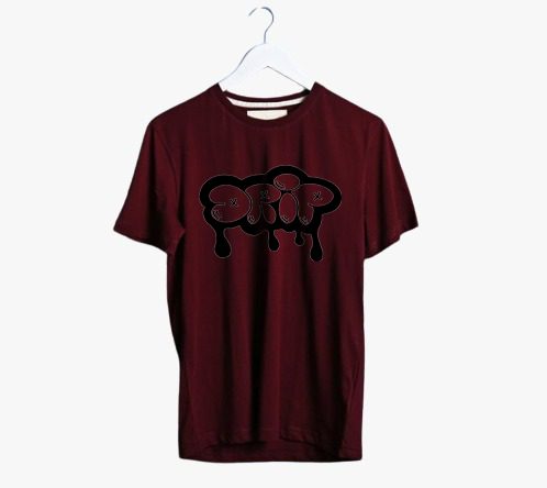 PLUS SIZE DRIP PRINT UNISEX T-SHIRT