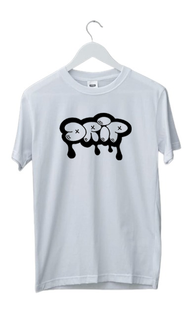PLUS SIZE DRIP PRINT UNISEX T-SHIRT