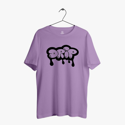 PLUS SIZE DRIP PRINT UNISEX T-SHIRT