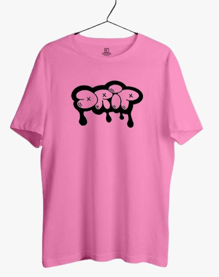 PLUS SIZE DRIP PRINT UNISEX T-SHIRT