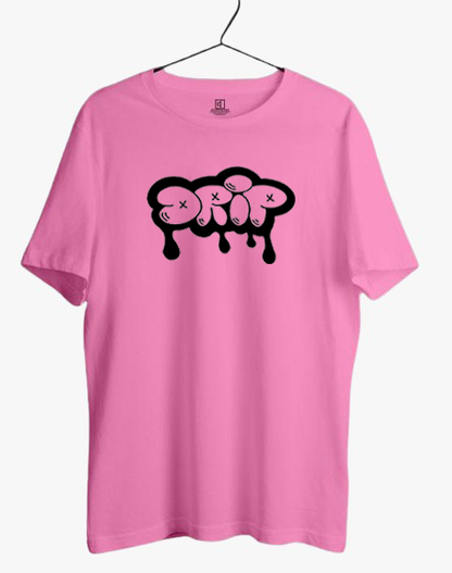 PLUS SIZE DRIP PRINT UNISEX T-SHIRT