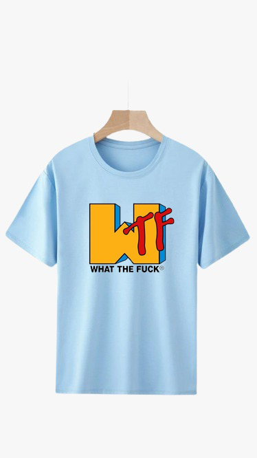 WHAT THE FUCK PRINT UNISEX T-SHIRT
