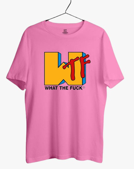 WHAT THE FUCK PRINT UNISEX T-SHIRT