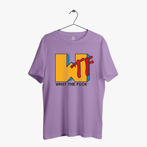 WHAT THE FUCK PRINT UNISEX T-SHIRT