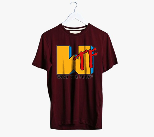 WHAT THE FUCK PRINT UNISEX T-SHIRT