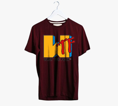 WHAT THE FUCK PRINT UNISEX T-SHIRT