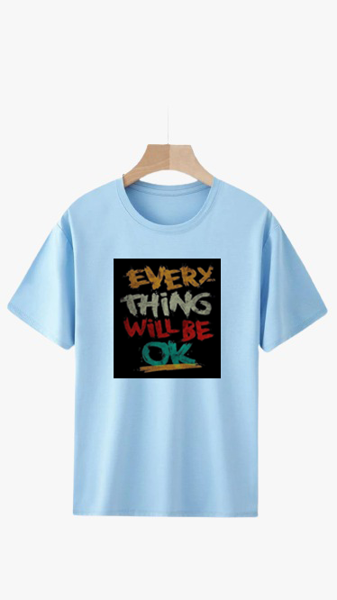PLUS SIZE EVERYTHING WILL BE OK PRINT UNISEX T-SHIRT