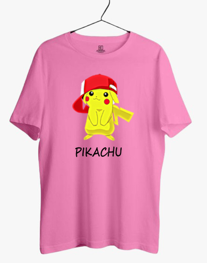 PLUS SIZE PIKACHU PRINT UNISEX T-SHIRT