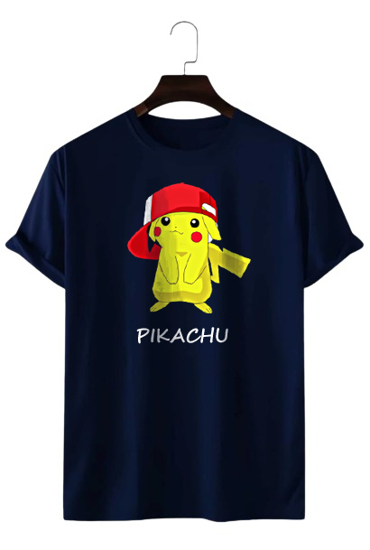 PLUS SIZE PIKACHU PRINT UNISEX T-SHIRT